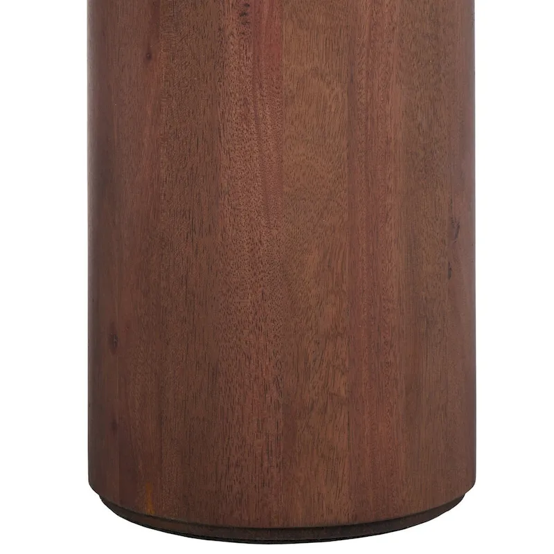 Table basse ronde à trois pieds - 40 cm de large x 40 cm de profondeur x 18 cm de haut