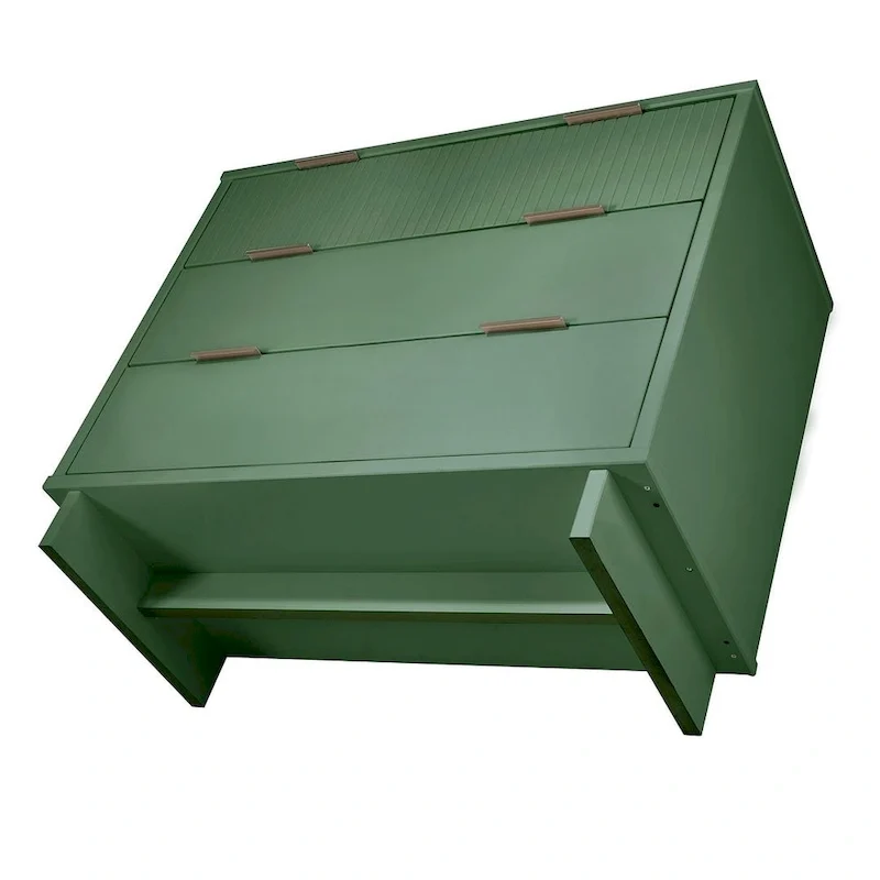 Coiffeuse moderne standard à trois tiroirs