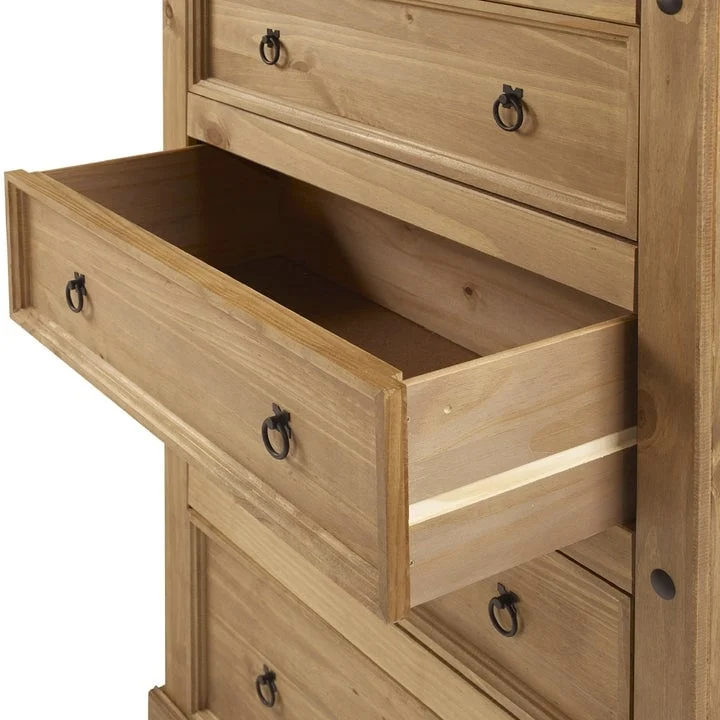 Coiffeuse en bois à quatre tiroirs