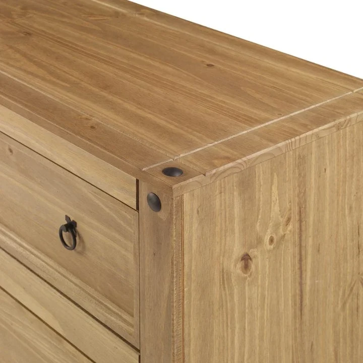 Coiffeuse en bois à quatre tiroirs