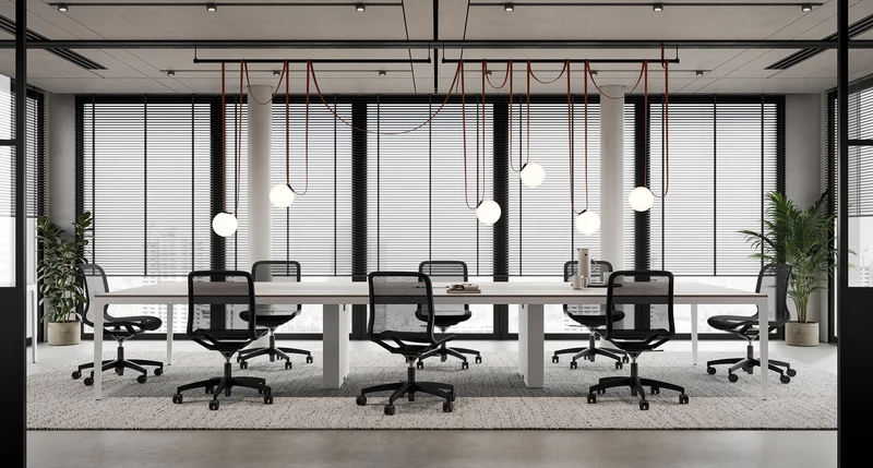 Tables de réunion modulables Alplus