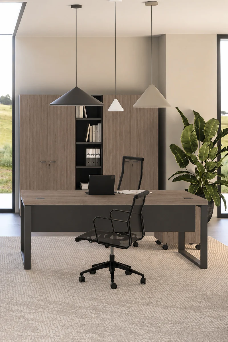 Bureau de Direction AUREA avec Piètement Métal