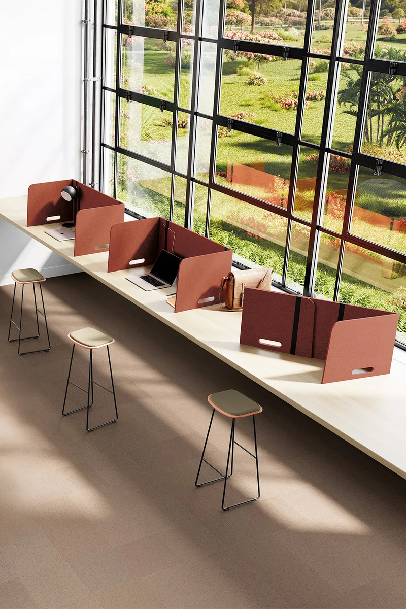 Alcôve acoustique pliante Oasis Fold en feutre PET