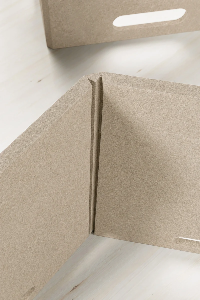 Alcôve acoustique pliante Oasis Fold en feutre PET
