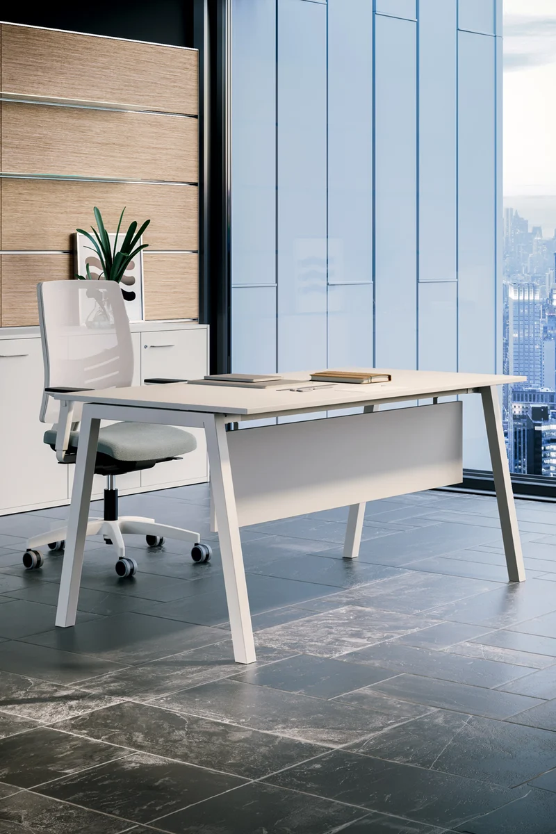 Bureau droit design Pop Ace - L 120 / L140 cm