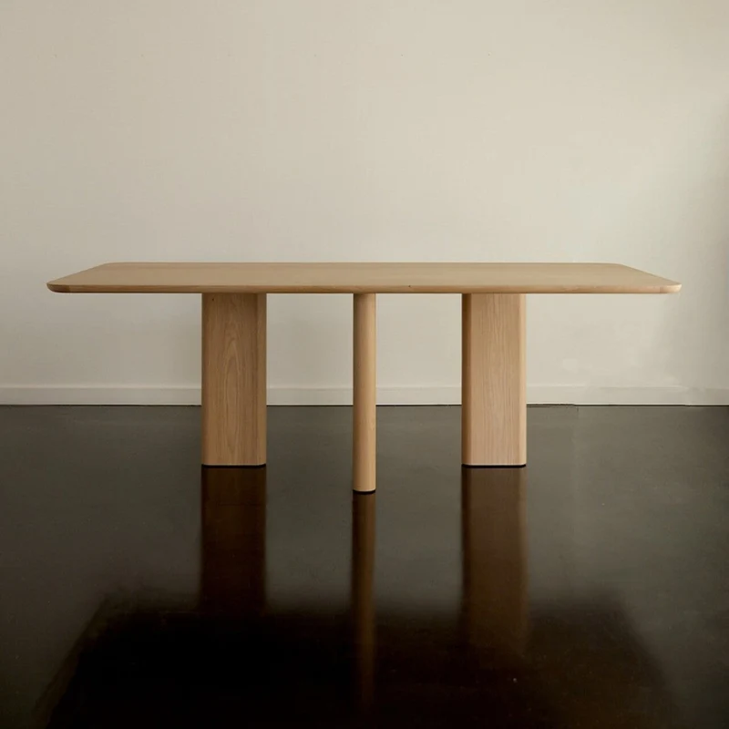 TABLE RECTANGULAIRE JOE - BOIS VERNIS