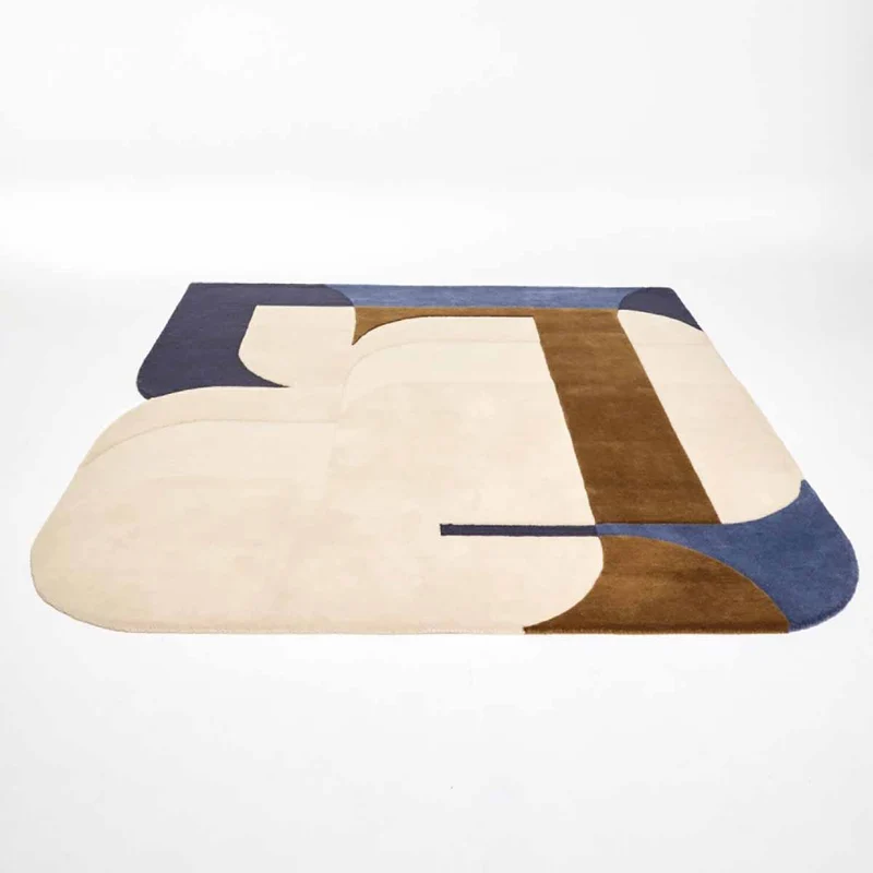 TAPIS CALICE BLEU L