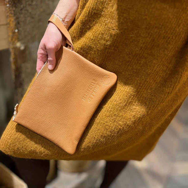 POCHETTE EN CUIR - MARSEILLE JE T'AIME