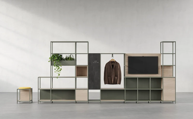 Bibliothèque de bureau modulaire Phylo