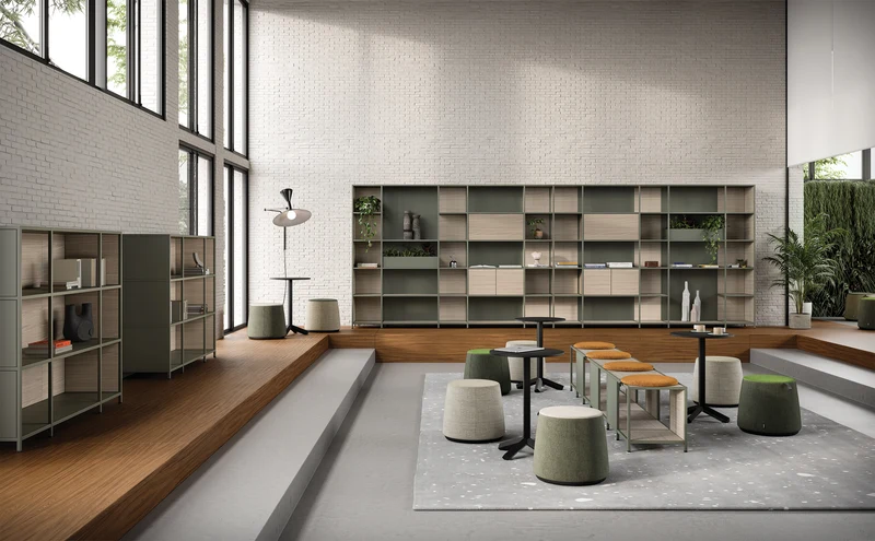 Bibliothèque de bureau modulaire Phylo