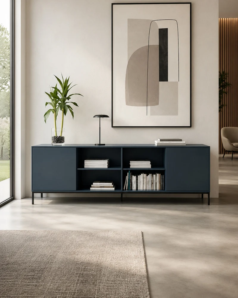Buffet Quadra - 2 portes et 4 niches