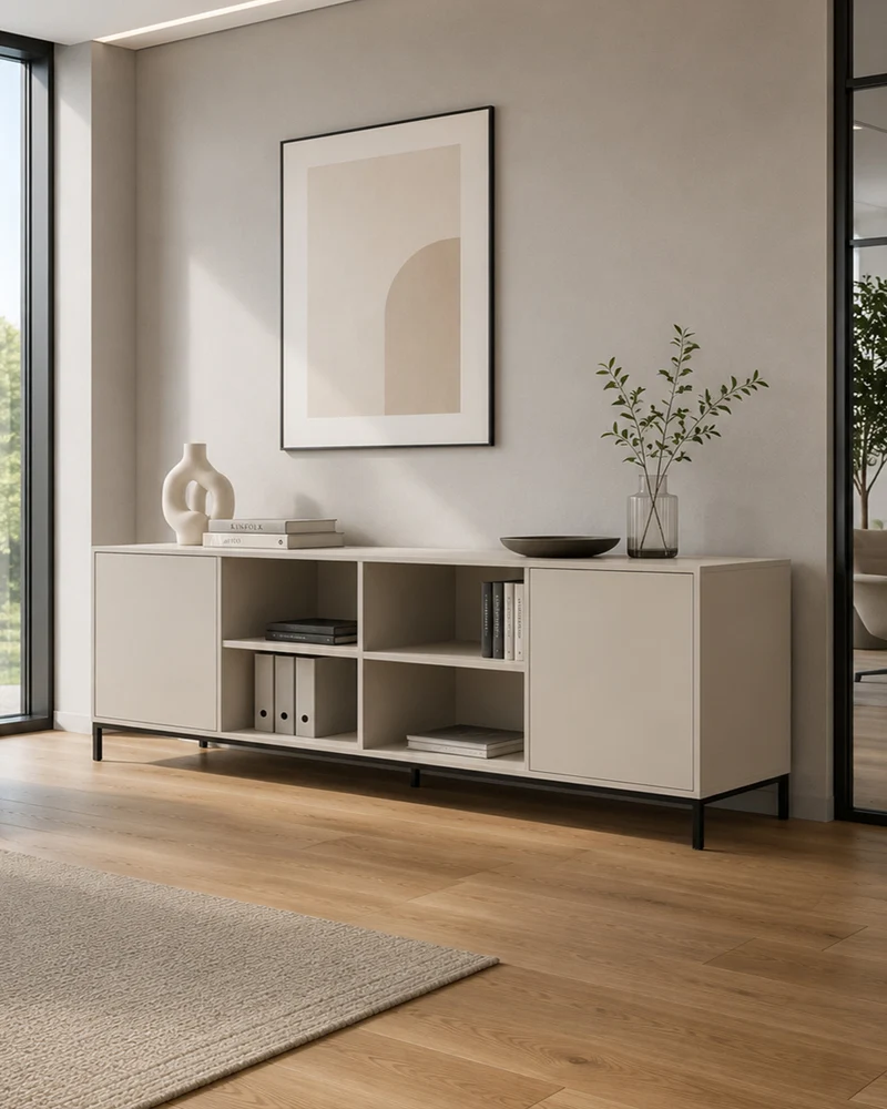 Buffet Quadra - 2 portes et 4 niches