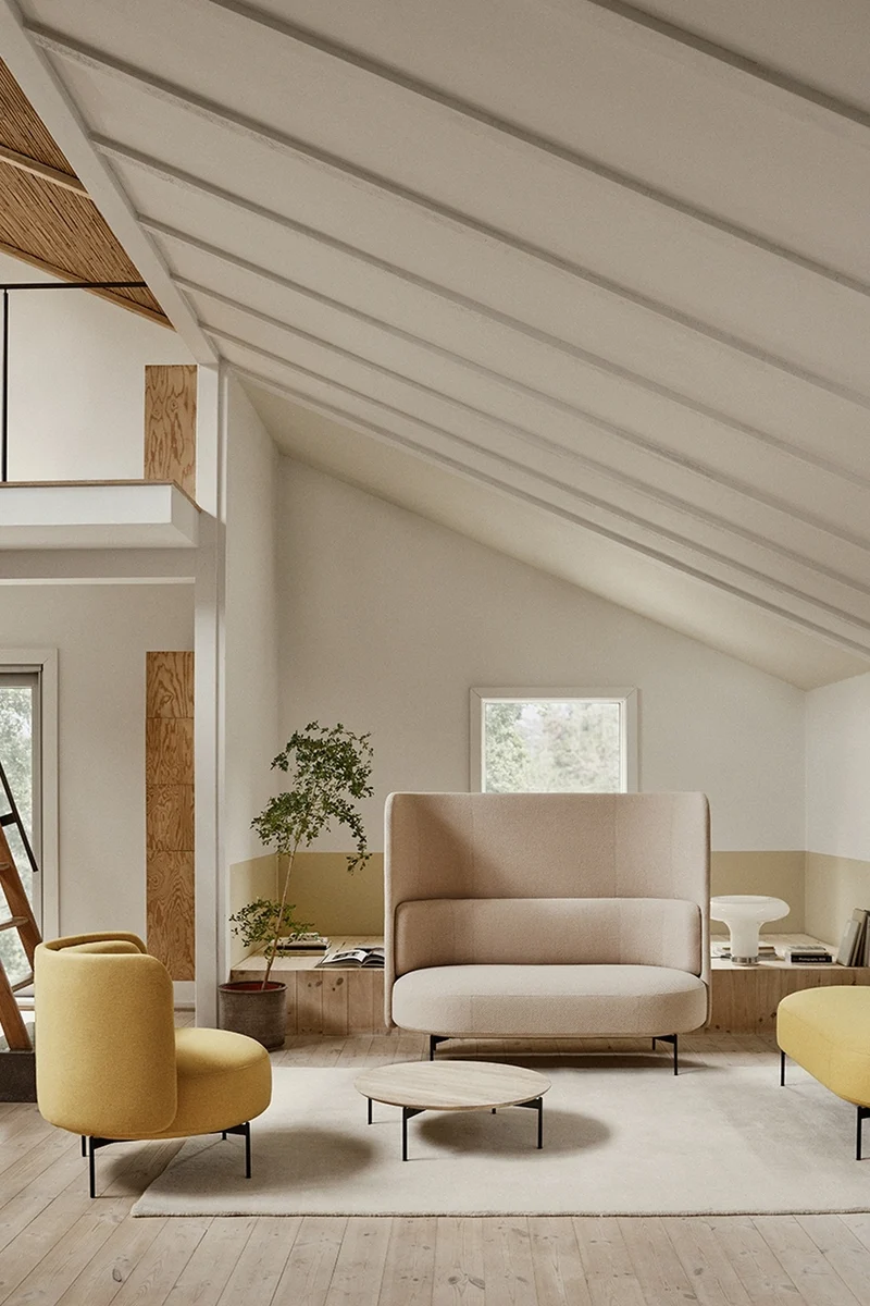 Fauteuil lounge dossier bas Joe