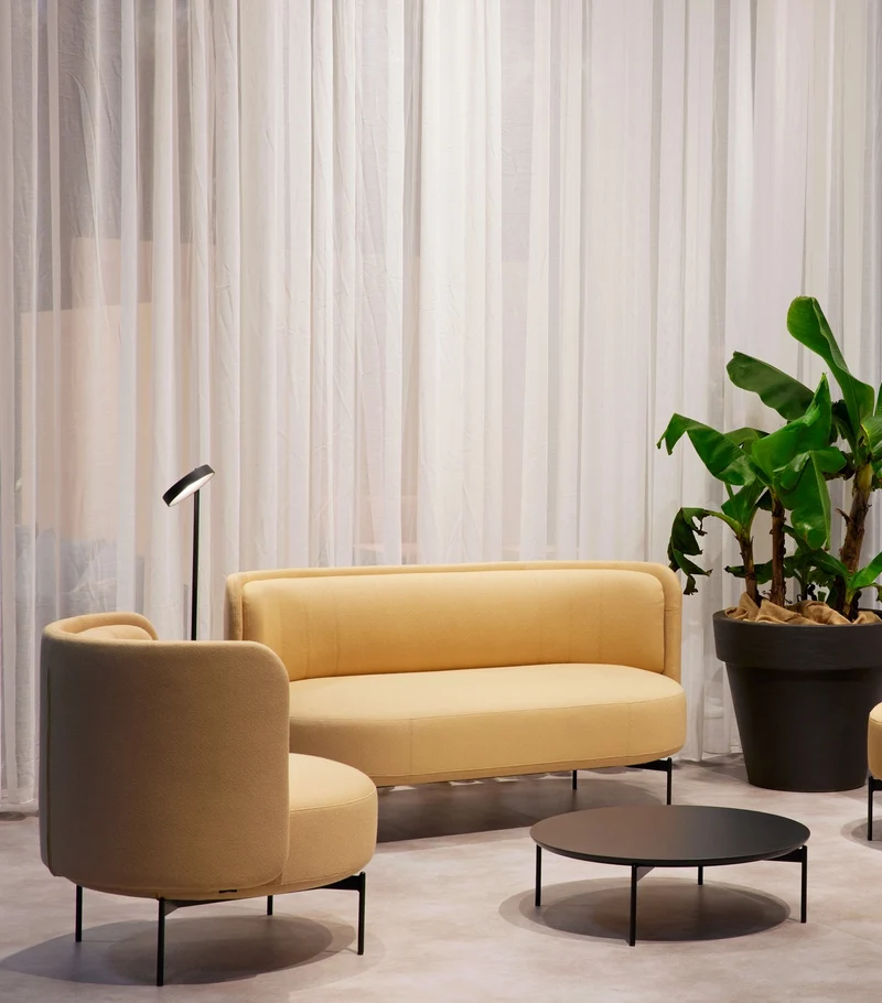 Fauteuil lounge dossier bas Joe