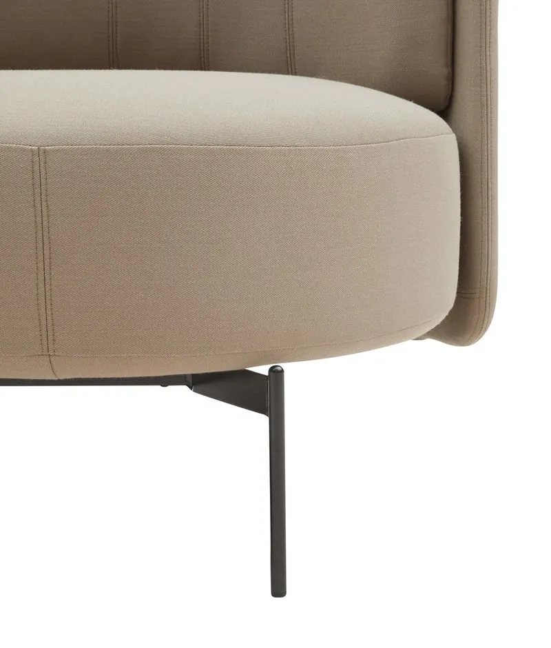 Fauteuil lounge dossier bas Joe