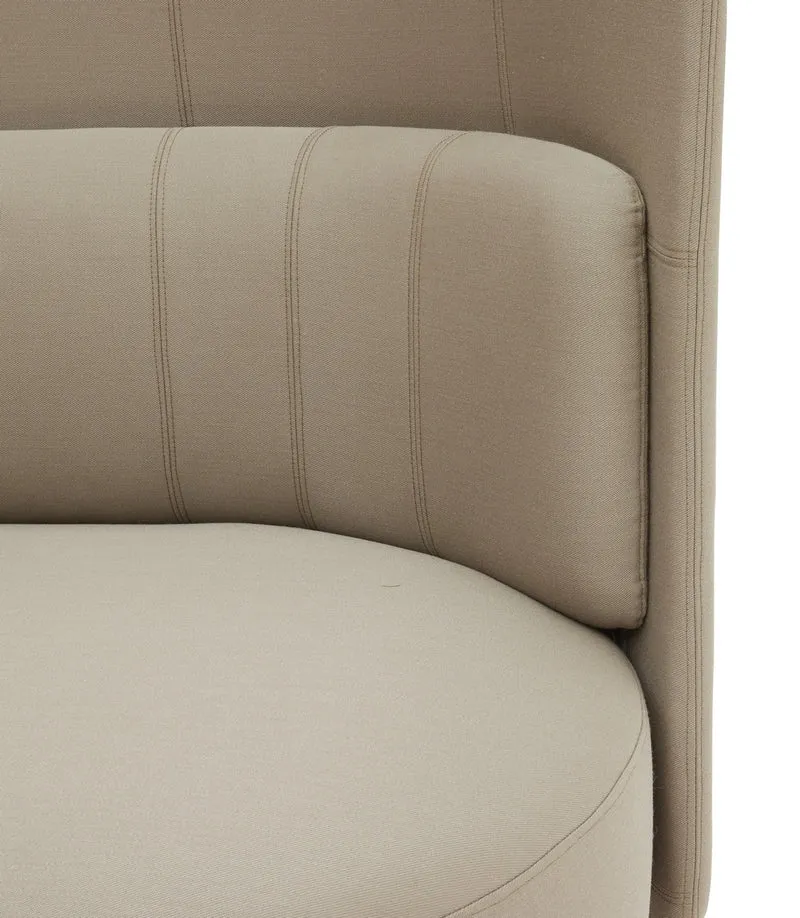 Fauteuil lounge dossier bas Joe