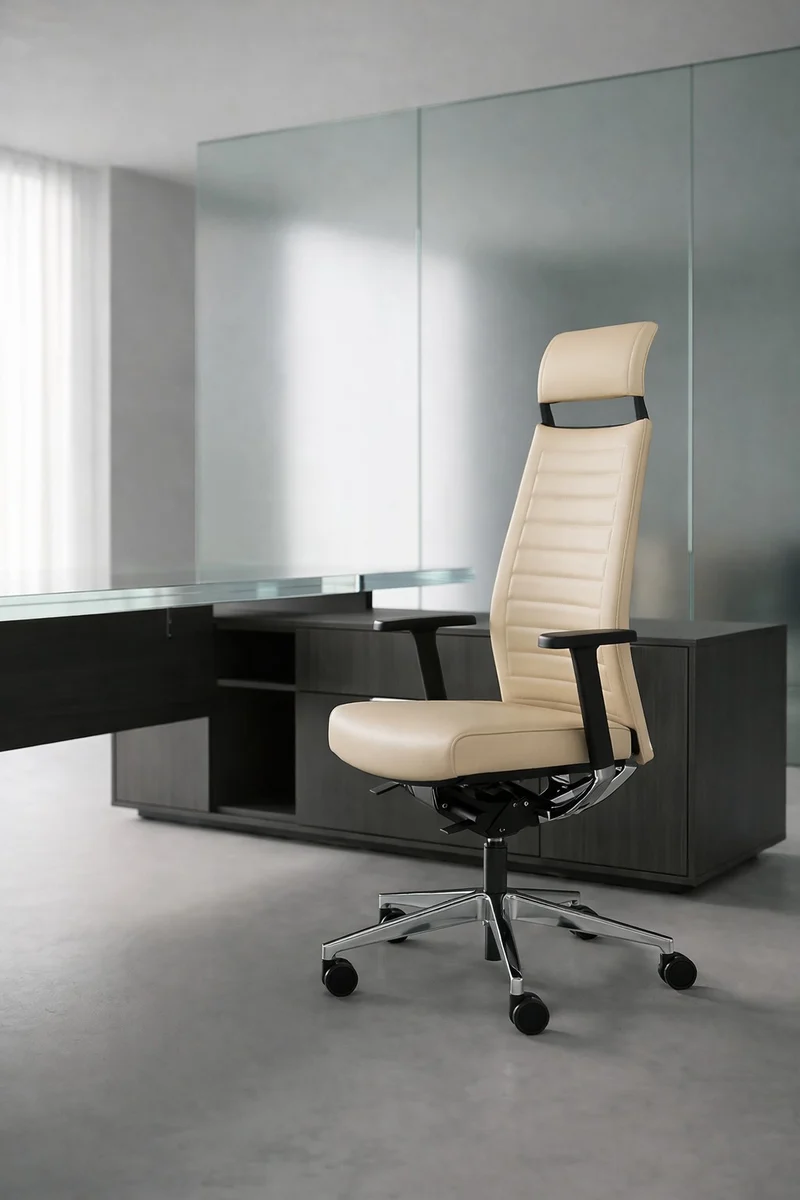 Fauteuil de Direction Cuir X Light – Design Italien Exécutif