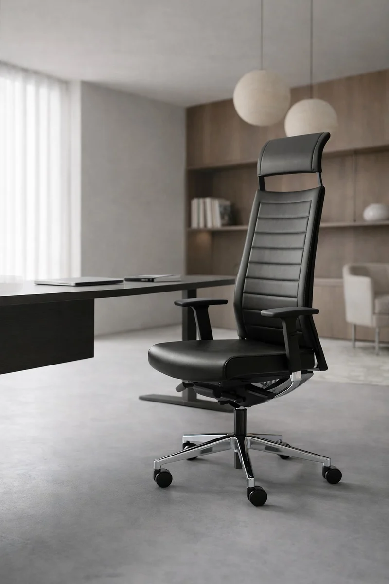Fauteuil de Direction Cuir X Light – Design Italien Exécutif