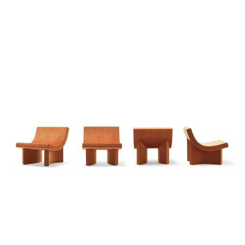 Padded Lounge Armchair TALK by Alessandro Di Prisco for Mogg