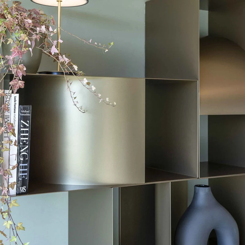 Wall-Mounted Metal Storage Unit JUDD PENSILE by Alessandro Di Prisco for Mogg
