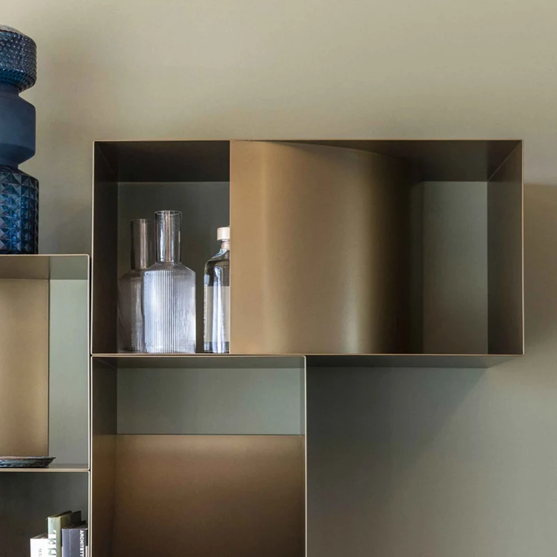 Wall-Mounted Metal Storage Unit JUDD PENSILE by Alessandro Di Prisco for Mogg