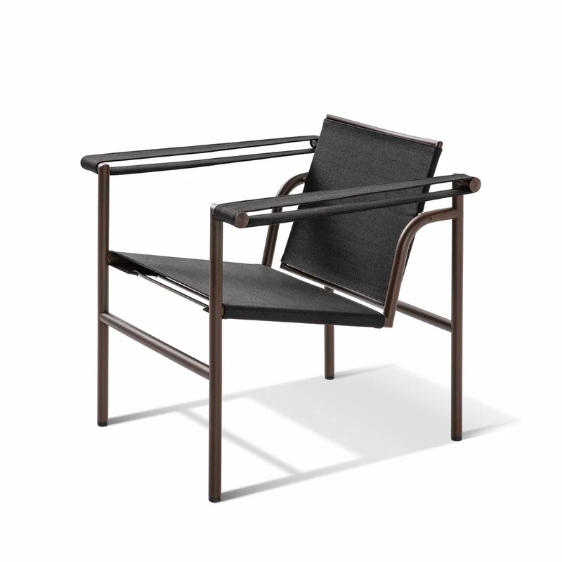 Outdoor Armchair - "1, Fauteuil à dossier basculant", designed by Charlotte Perriand, Le Corbusier, Pierre Jeanneret for Cassina