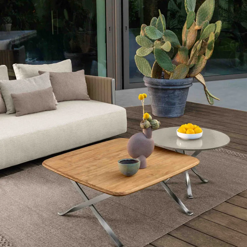 Outdoor Steel Coffee Table GEORGE by Ludovica + Roberto Palomba for Talenti