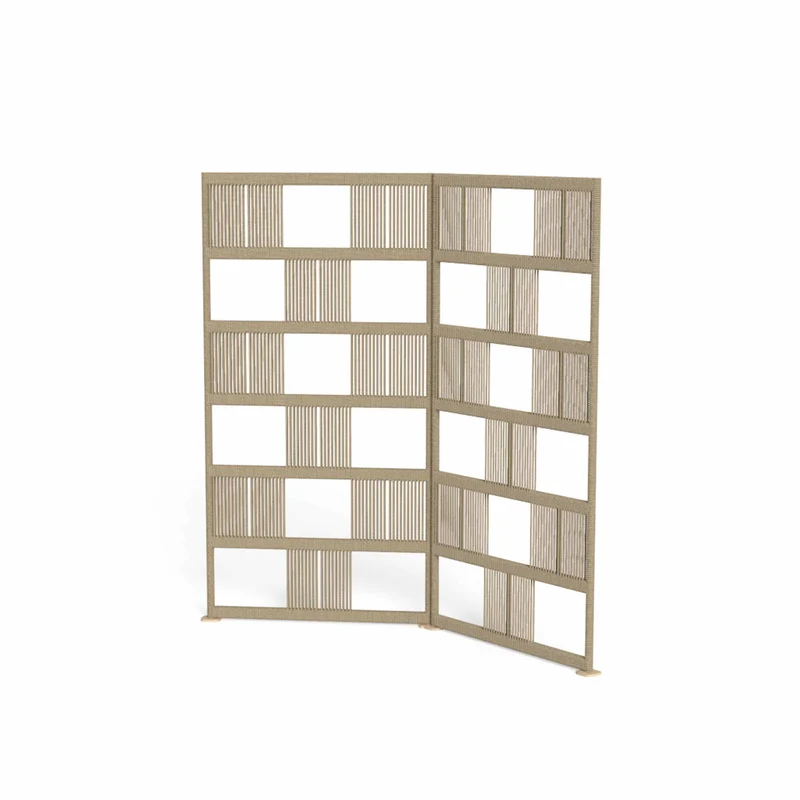 Outdoor Fabric and Aluminium Screen SCACCO by Ludovica + Roberto Palomba for Talenti