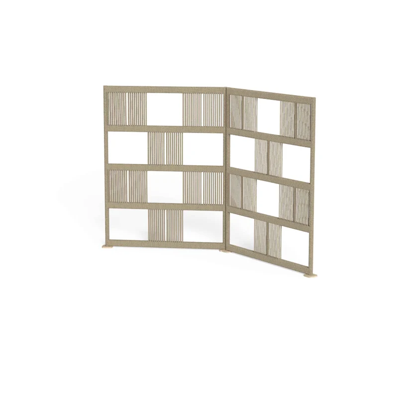 Outdoor Fabric and Aluminium Screen SCACCO by Ludovica + Roberto Palomba for Talenti