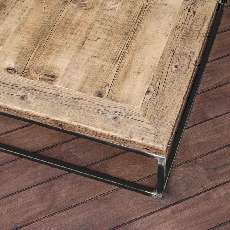 Reclaimed Wood Coffee Table ROMEO by Giuseppe Mazzardi for Inventoom