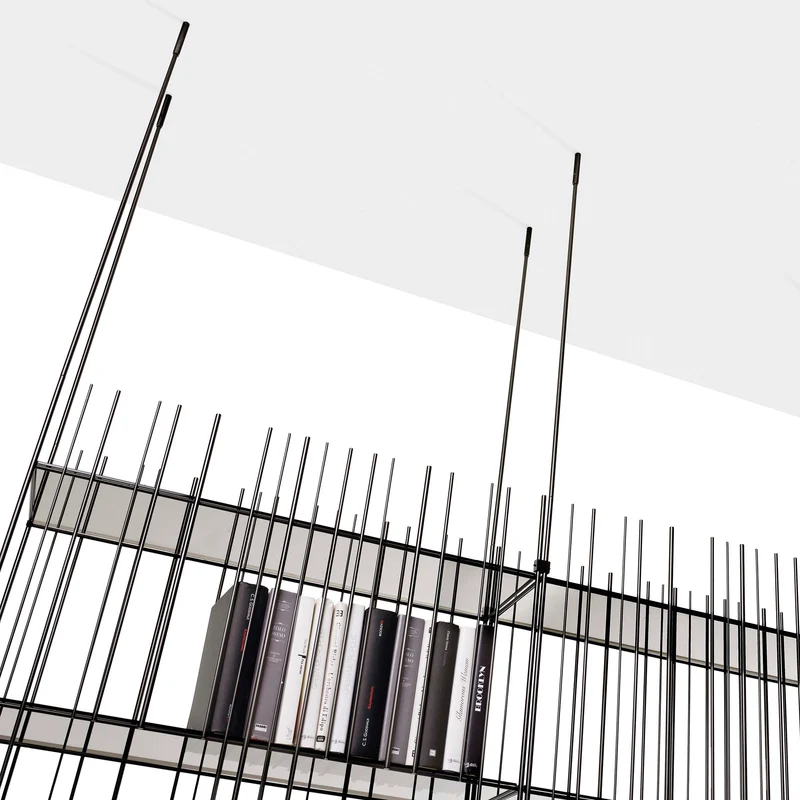 Metal Bookshelf METRICA by Ctrlzak for Mogg