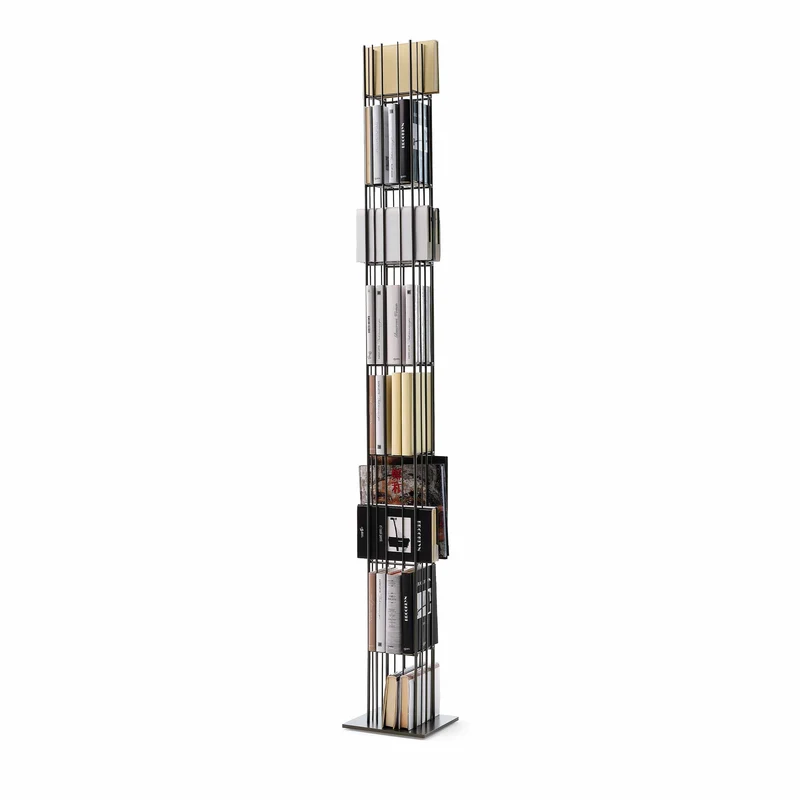 Metal Bookshelf METRICA TOWER by Ctrlzak for Mogg