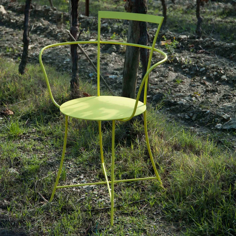 Steel Stackable Chair IRMA by Mario Scairato for InternoItaliano