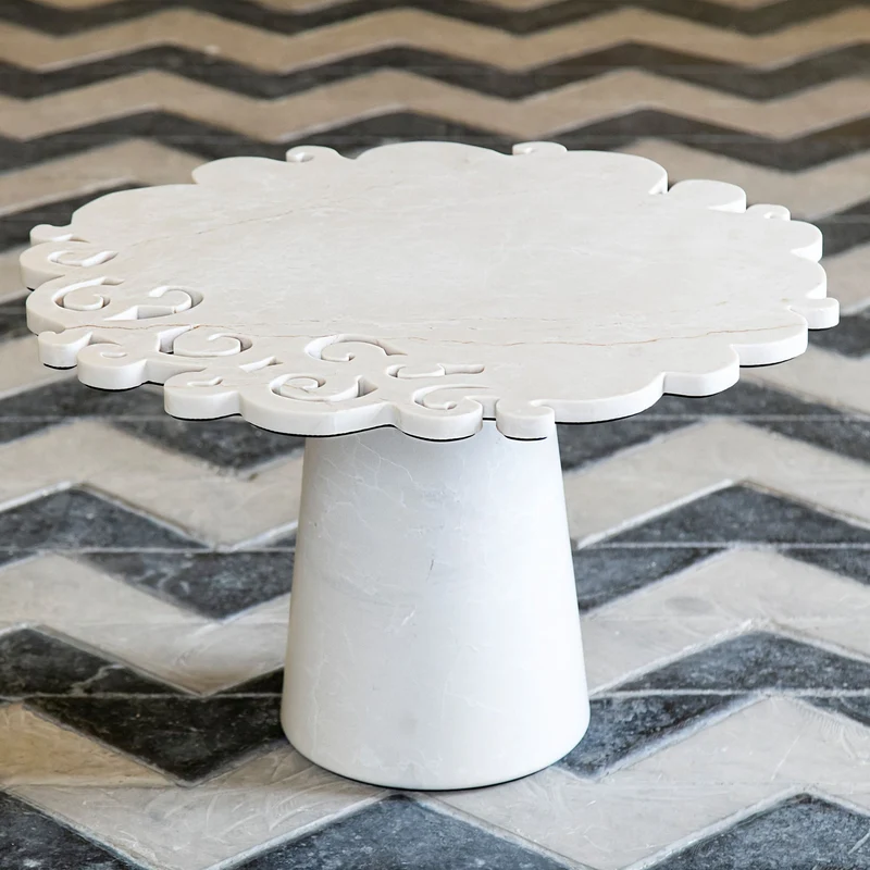 Marble Coffee Table MACRAME' by Roberto Semprini