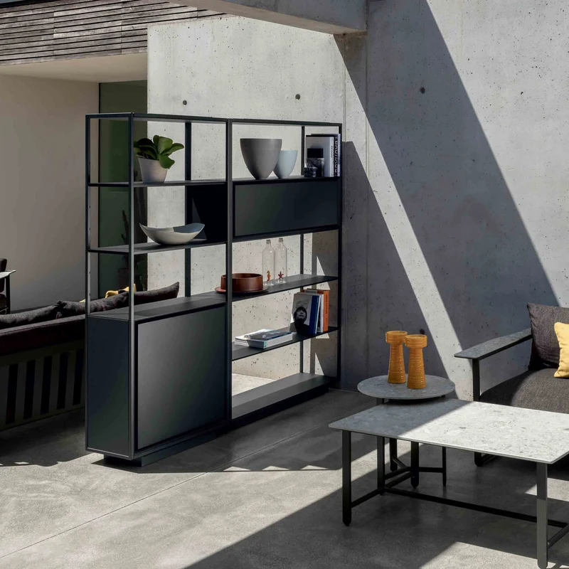 Outdoor Shelving Unit TIKAL by Nicola De Pellegrini for Talenti