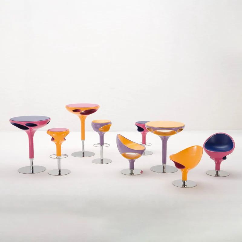 Adjustable and Swivel Accent Table RING by Giancarlo Zema for Giovannetti