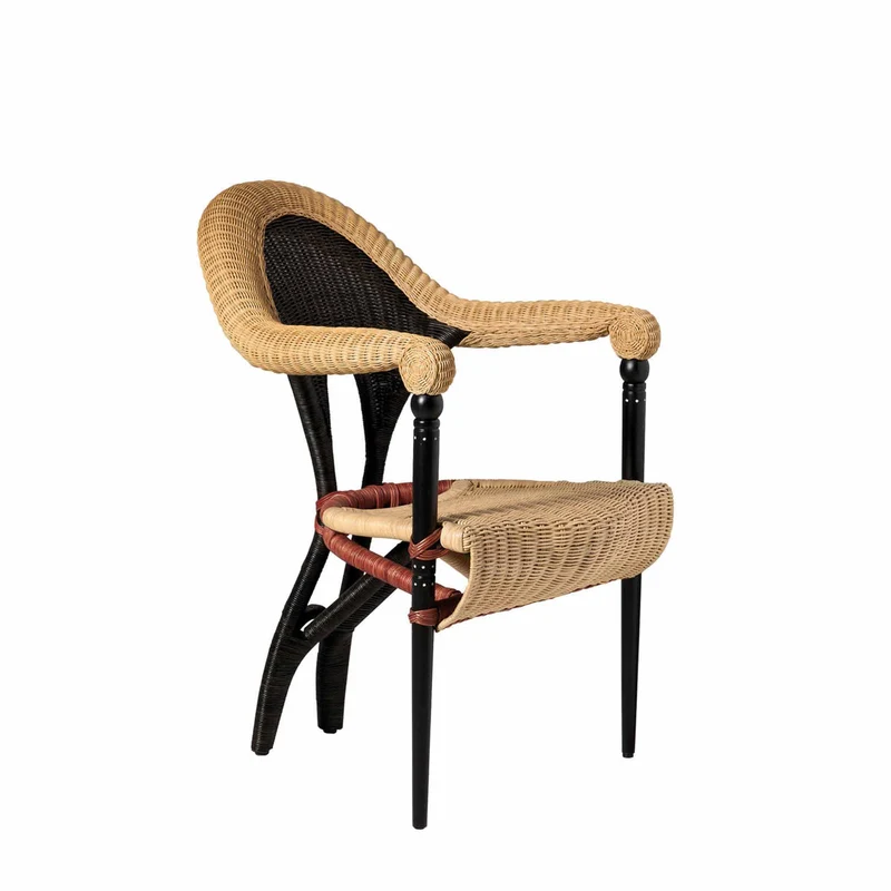 Rattan Chair LIBA by Borek Sipek for Driade