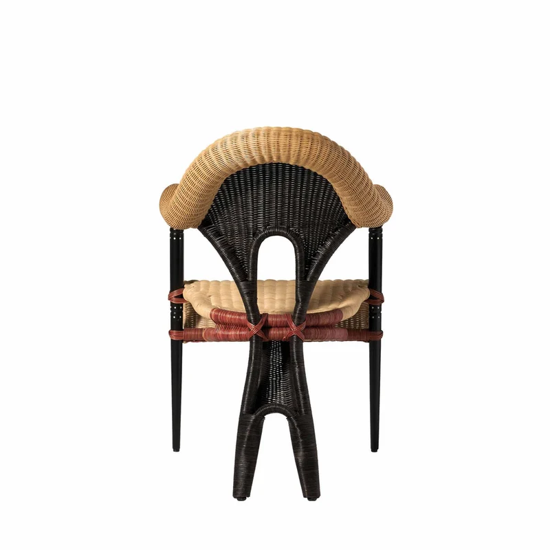 Rattan Chair LIBA by Borek Sipek for Driade