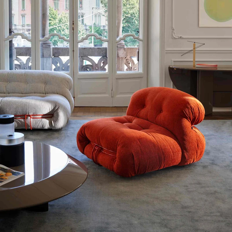 Armchair SORIANA, designed by Afra & Tobia Scarpa for Cassina