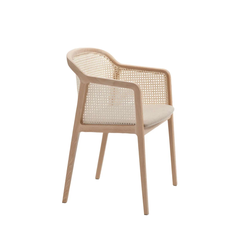 Straw Armchair VIENNA by Emmanuel Gallina for Colé Italia