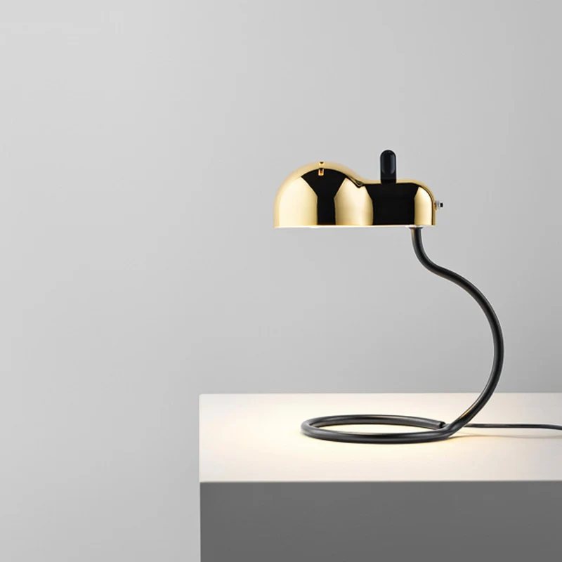 Metal Table Lamp MINITOPO by Joe Colombo for Stilnovo