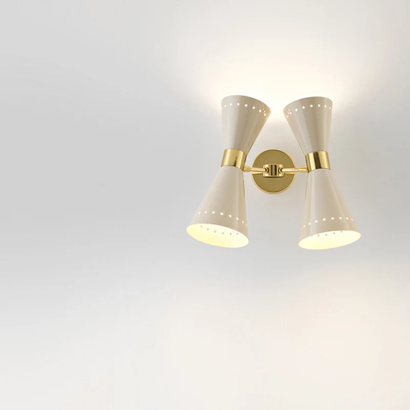 Brass Wall Lamp MEGAFONO by Stilnovo