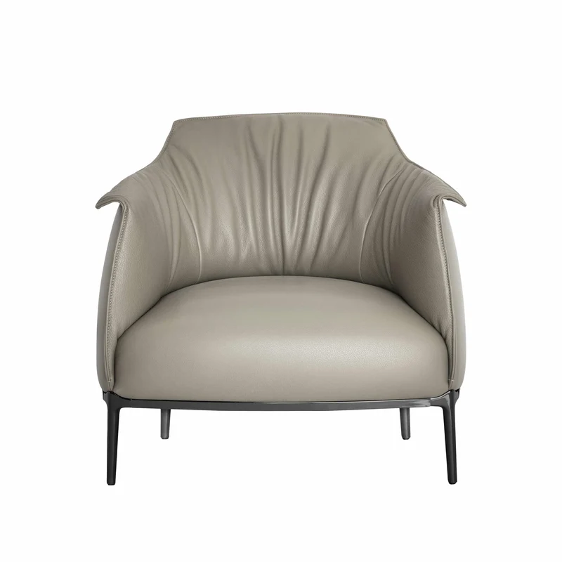 Leather Armchair ARCHIBALD by Jean-Marie Massaud for Poltrona Frau