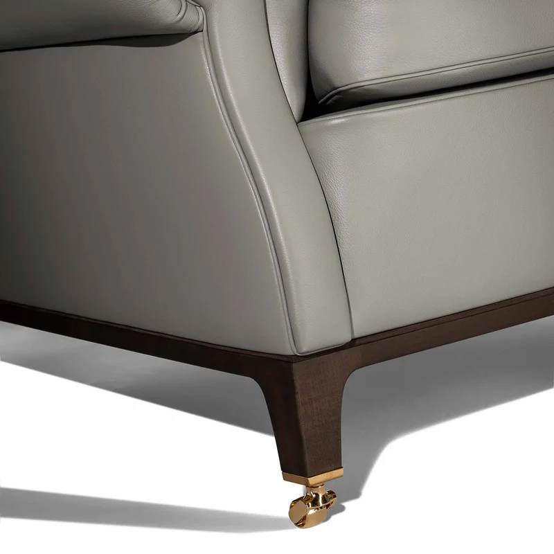 Leather Wingback Armchair 2019 by Poltrona Frau Style & Design Centre