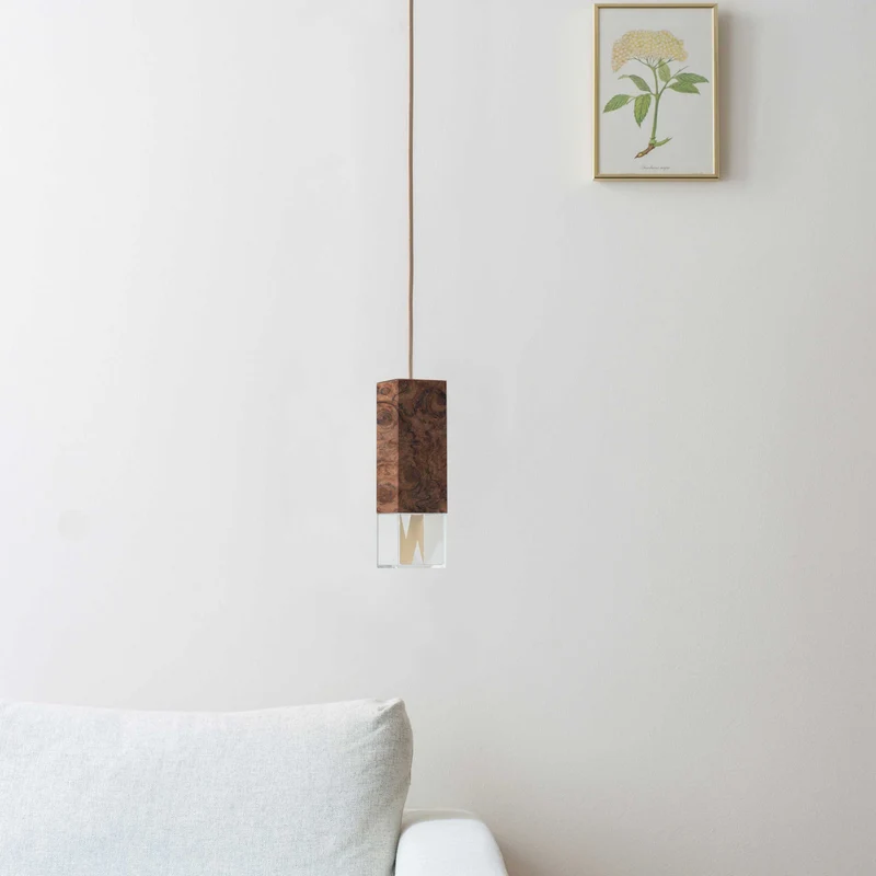 Wood Pendant Lamp LAMP/ONE Revamp by Formaminima