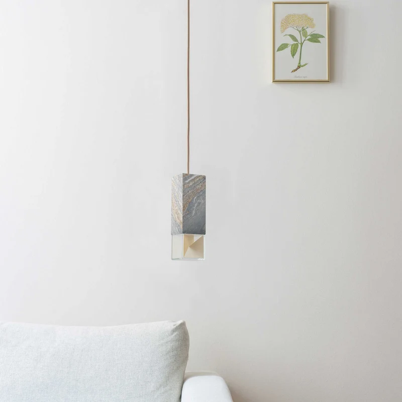 Marble Pendant Lamp LAMP/ONE Revamp by Formaminima