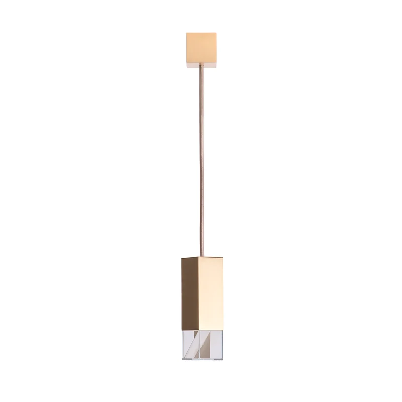 Brass Pendant Lamp LAMP/ONE by Formaminima