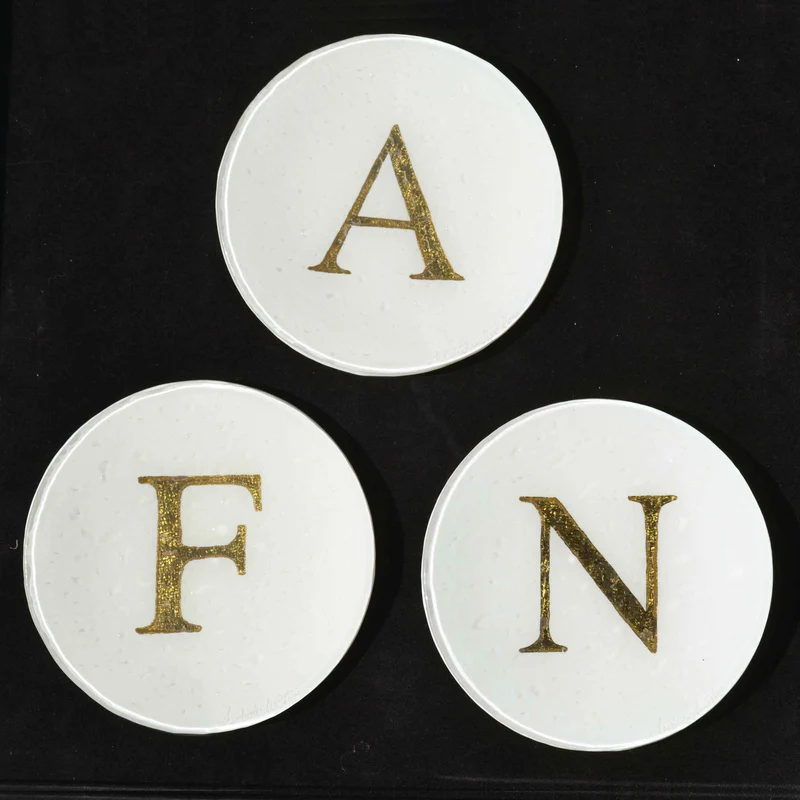 Murano Glass Valet Tray Set of Three INIZIALE by D.i. Più Andretto Design