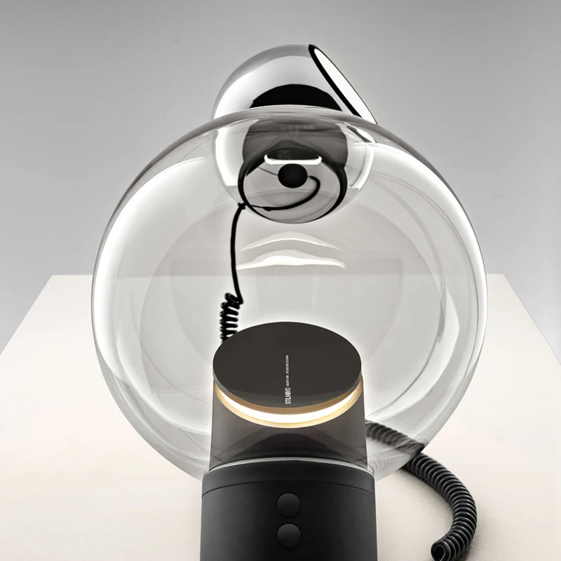 Aluminium Table Lamp GRAVITA by Antonio Macchi Cassia for Stilnovo