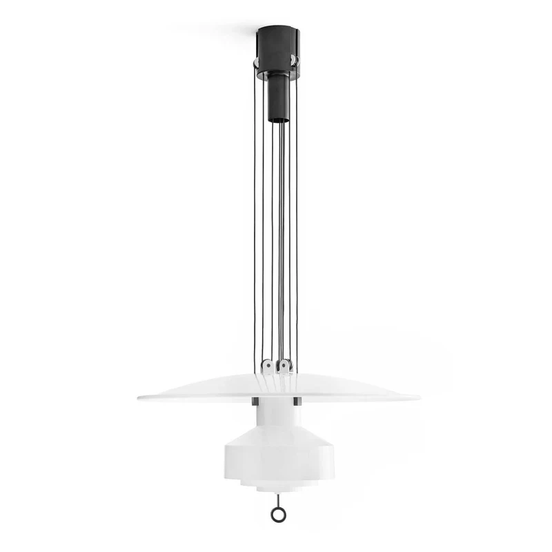 Adjustable Metal Suspension Lamp SALISCENDI by Achille & Pier Giacomo Castiglioni for Stilnovo